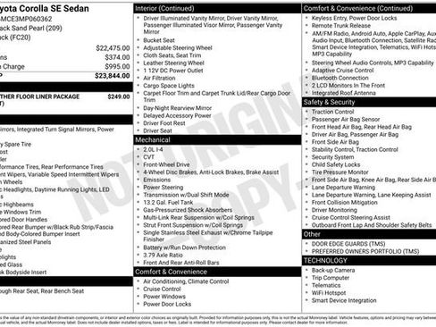 Used 2021 Toyota Corolla SE FWD image 9