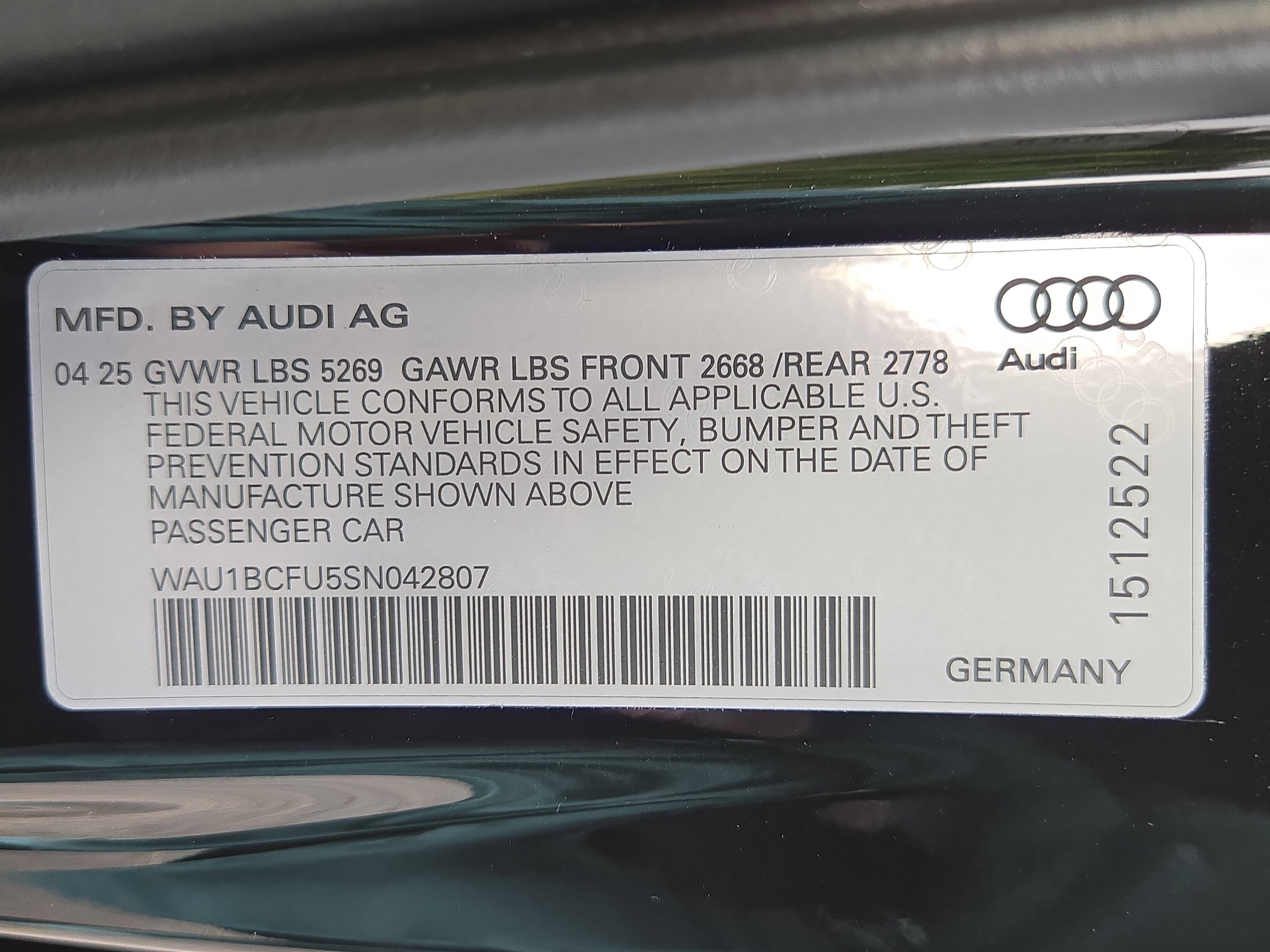 Used 2025 Audi A5 Premium w/ Convenience Package AWD/4WD image 21