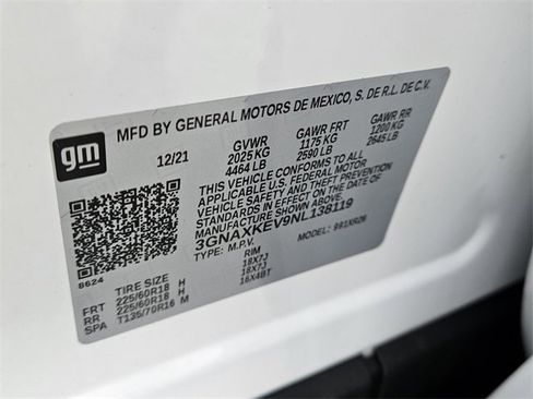 Used 2022 Chevrolet Equinox LT image 19