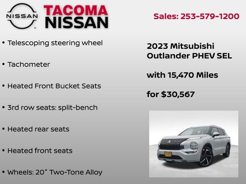 Used 2023 Mitsubishi Outlander SEL image 18