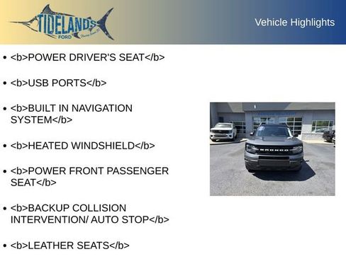 Used 2024 Ford Bronco Sport Outer Banks AWD/4WD image 12
