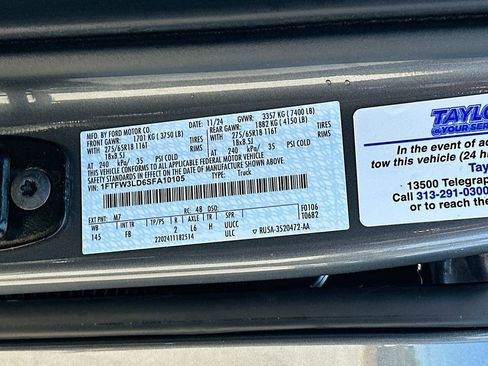 Certified 2025 Ford F150 XLT w/ Equipment Group 302A MID AWD/4WD image 27
