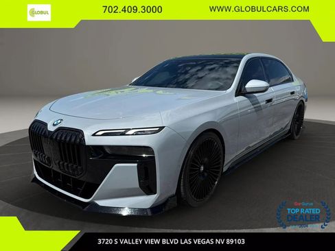 Used 2023 BMW 740i w/ Parking Assistance Package RWD image 1