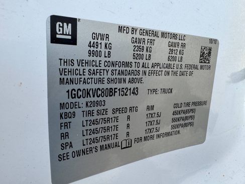 Used 2011 Chevrolet Silverado 2500 W/T AWD/4WD image 18