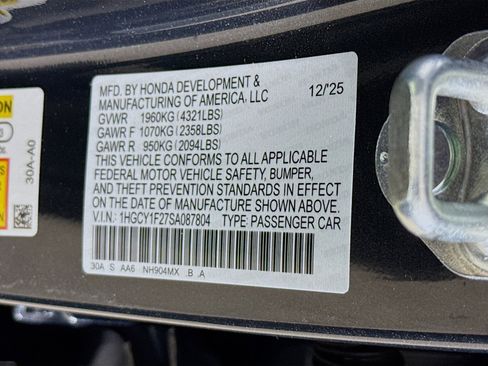 Certified 2025 Honda Accord LX image 35
