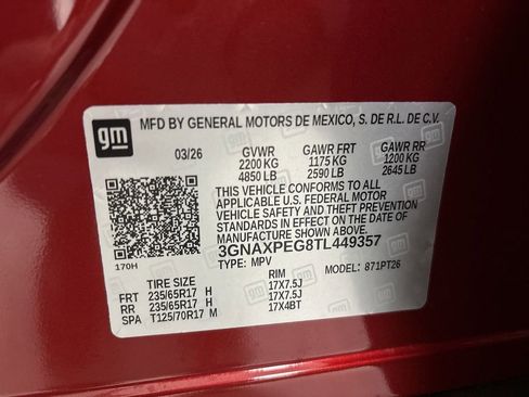 New 2026 Chevrolet Equinox LT w/ Convenience Package II AWD/4WD image 14