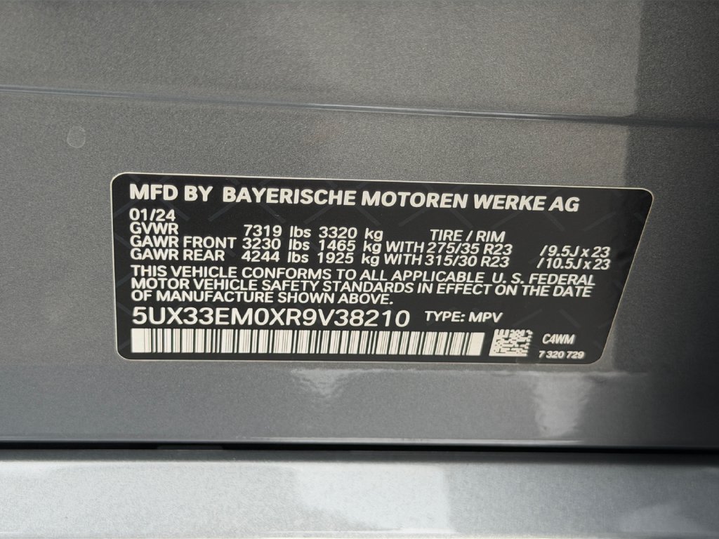 Used 2024 BMW X7 M60i w/ Executive Package AWD/4WD image 30