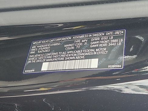 Used 2025 Volvo XC90 B6 Ultra w/ Protection Package Premier AWD/4WD image 26