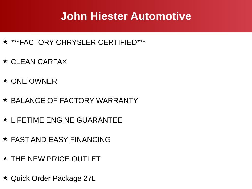 Used 2025 Chrysler Pacifica Select FWD image 3