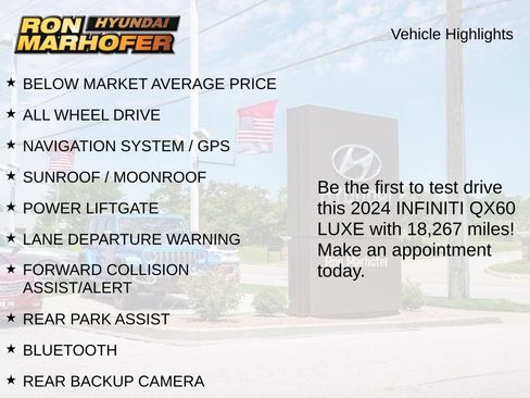 Used 2024 INFINITI QX60 Luxe AWD/4WD image 2