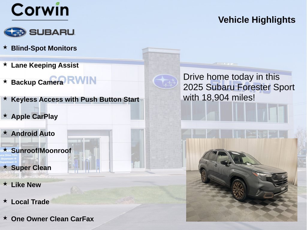 Used 2025 Subaru Forester Sport AWD/4WD image 6