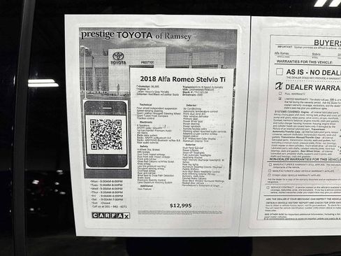 Used 2018 Alfa Romeo Stelvio Ti Sport image 13