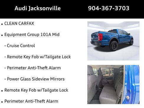Used 2019 Ford Ranger XL w/ Equipment Group 101A Mid RWD image 9