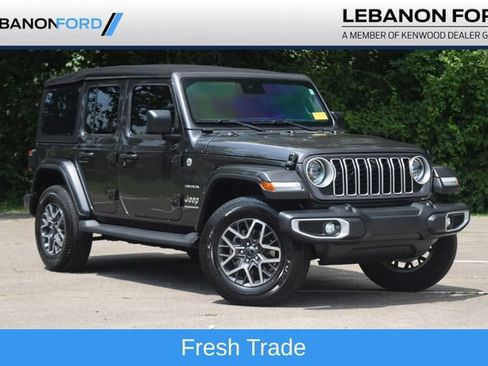 Used 2024 Jeep Wrangler Unlimited Sahara w/ Technology Group AWD/4WD image 1