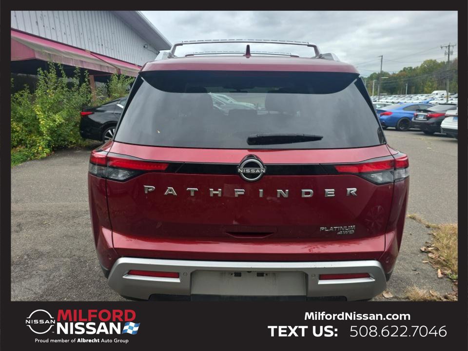 Certified 2023 Nissan Pathfinder Platinum w/ Cargo Package AWD/4WD image 4