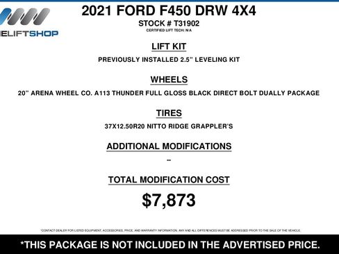 Used 2021 Ford F450 Lariat w/ Lariat Ultimate Package image 2