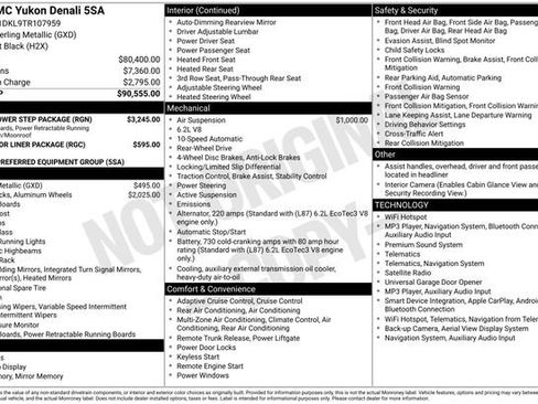 Used 2026 GMC Yukon Denali w/ Sun & Power Step Package RWD image 2