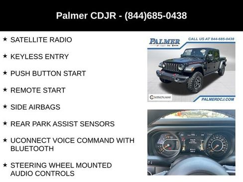 Certified 2025 Jeep Gladiator Rubicon w/ Safety Group AWD/4WD image 18