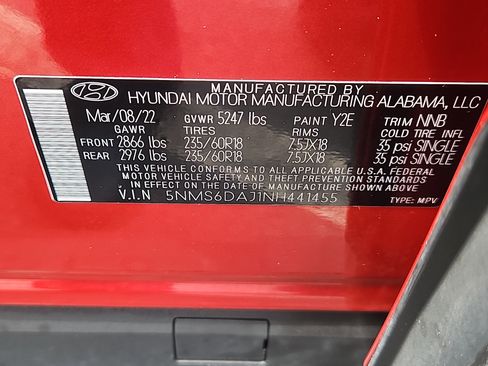 Used 2022 Hyundai Santa Fe XRT AWD/4WD image 7