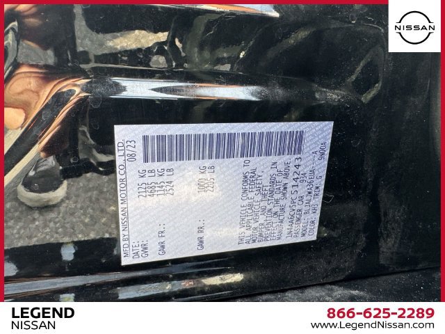 Certified 2023 Nissan Maxima SV w/ Floor Mat Group FWD image 20