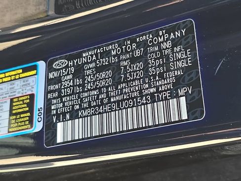 Used 2020 Hyundai Palisade SEL w/ Convenience Package FWD image 37