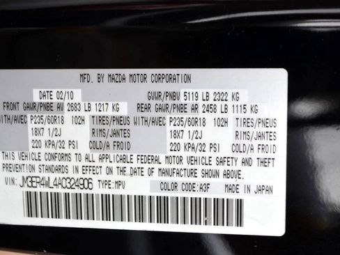 Used 2010 MAZDA CX-7 s Touring w/ Technology Pkg image 45