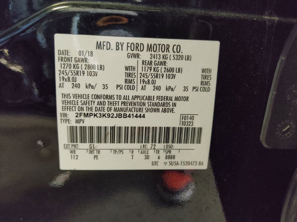 Used 2018 Ford Edge Titanium w/ Equipment Group 301A FWD image 33