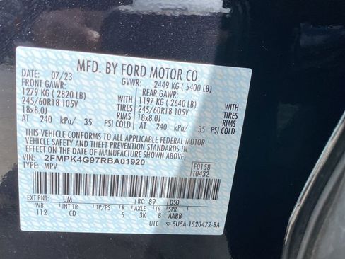 Certified 2024 Ford Edge SE AWD/4WD image 28