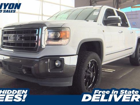 Used 2015 GMC Sierra 1500 SLT w/ SLT Crew Cab Value Package AWD/4WD image 1