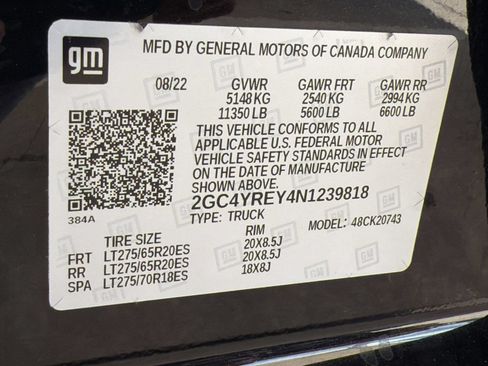 Certified 2022 Chevrolet Silverado 2500 High Country w/ Safety Package II AWD/4WD image 24