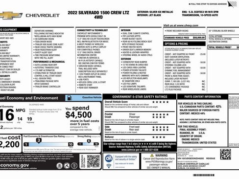 Used 2022 Chevrolet Silverado 1500 LTZ image 2