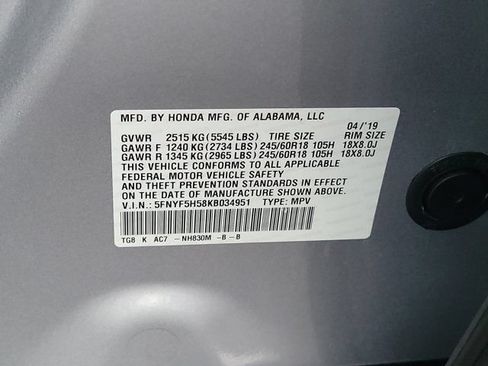Used 2019 Honda Pilot EX-L image 34