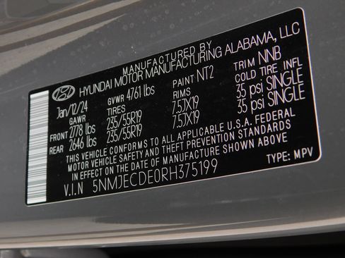 Used 2024 Hyundai Tucson Limited AWD/4WD image 29