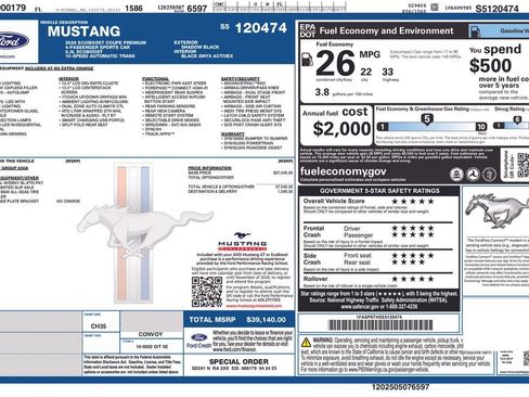 Used 2025 Ford Mustang Premium RWD image 3