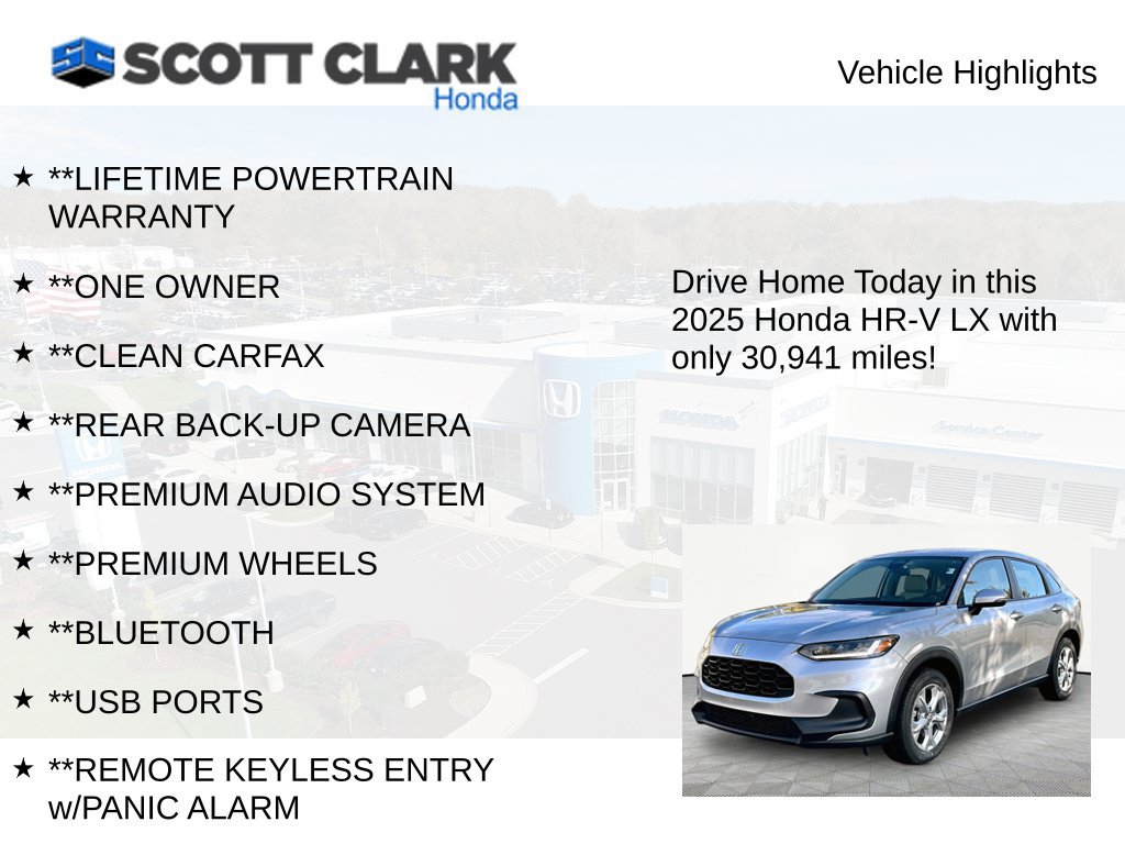 Used 2025 Honda HR-V LX image 11