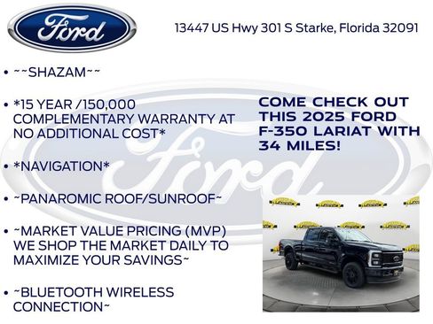 New 2025 Ford F350 Lariat w/ Lariat Ultimate Package image 5