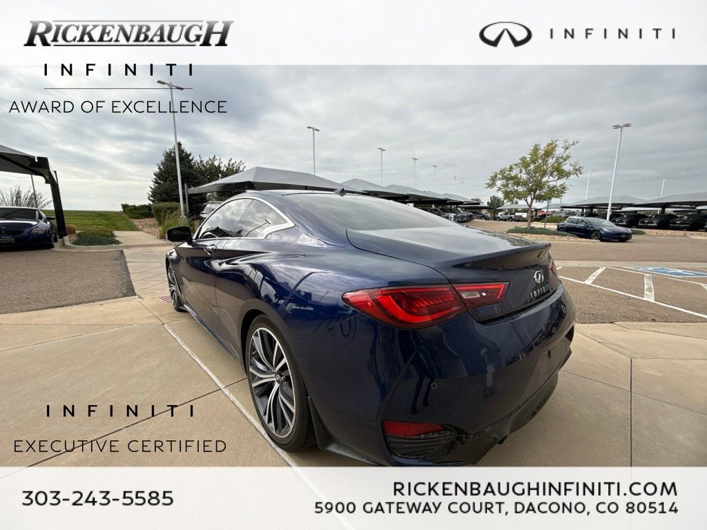 Certified 2022 INFINITI Q60 3.0t Luxe w/ Essential Package RWD image 5