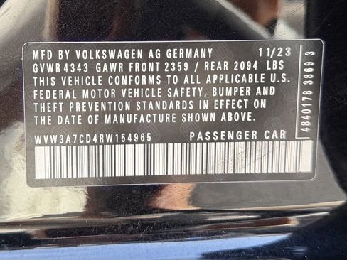 Used 2024 Volkswagen GTI SE w/ SE Leather Seats Package image 54