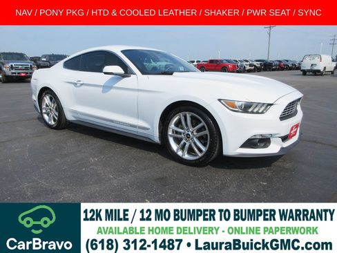 Used 2016 Ford Mustang Premium w/ Pony Package RWD image 1