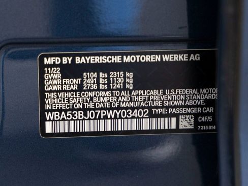 Certified 2023 BMW 540i w/ M Sport Package image 38