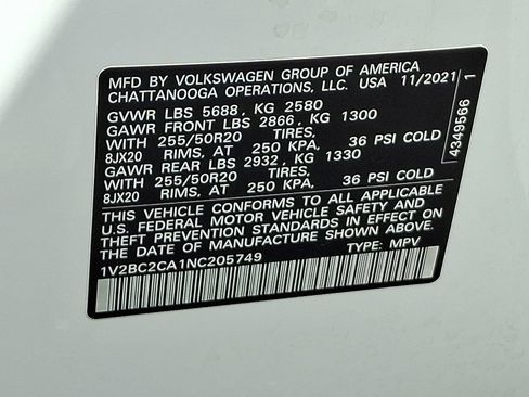 Used 2022 Volkswagen Atlas Cross Sport SEL AWD/4WD image 27