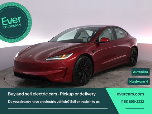 Used 2025 Tesla Model 3 Performance AWD/4WD image 1