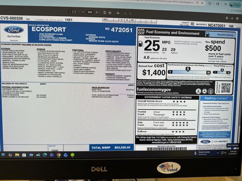 Used 2022 Ford EcoSport S AWD/4WD image 17