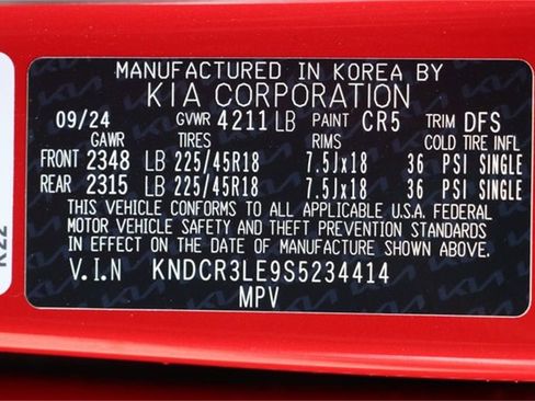 New 2025 Kia Niro EX Touring image 20