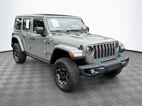 Used 2022 Jeep Wrangler Unlimited Rubicon 4xe w/ Steel Bumper Group image 4