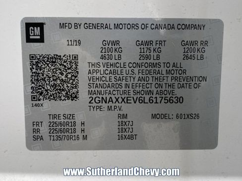 Used 2020 Chevrolet Equinox Premier image 51