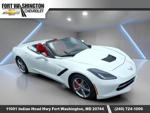 Certified 2014 Chevrolet Corvette Stingray Convertible w/ 3LT Preferred Equipment Group RWD image 8