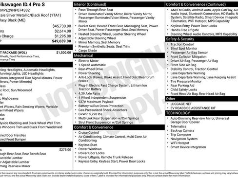 Used 2022 Volkswagen ID.4 Pro S w/ Gradient Package image 17