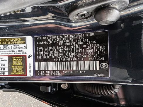 Used 2015 Toyota Camry LE FWD image 32