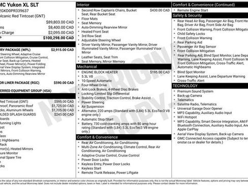 Used 2023 GMC Yukon XL SLT w/ SLT Luxury Package AWD/4WD image 12
